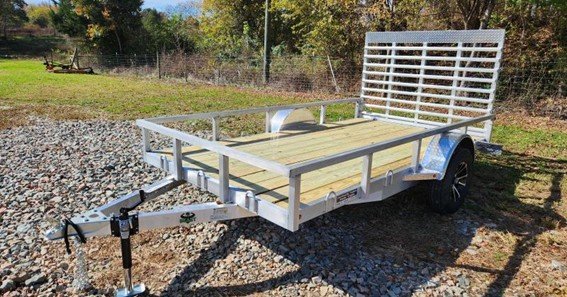 6 x 12 ft aluminum utility trailer